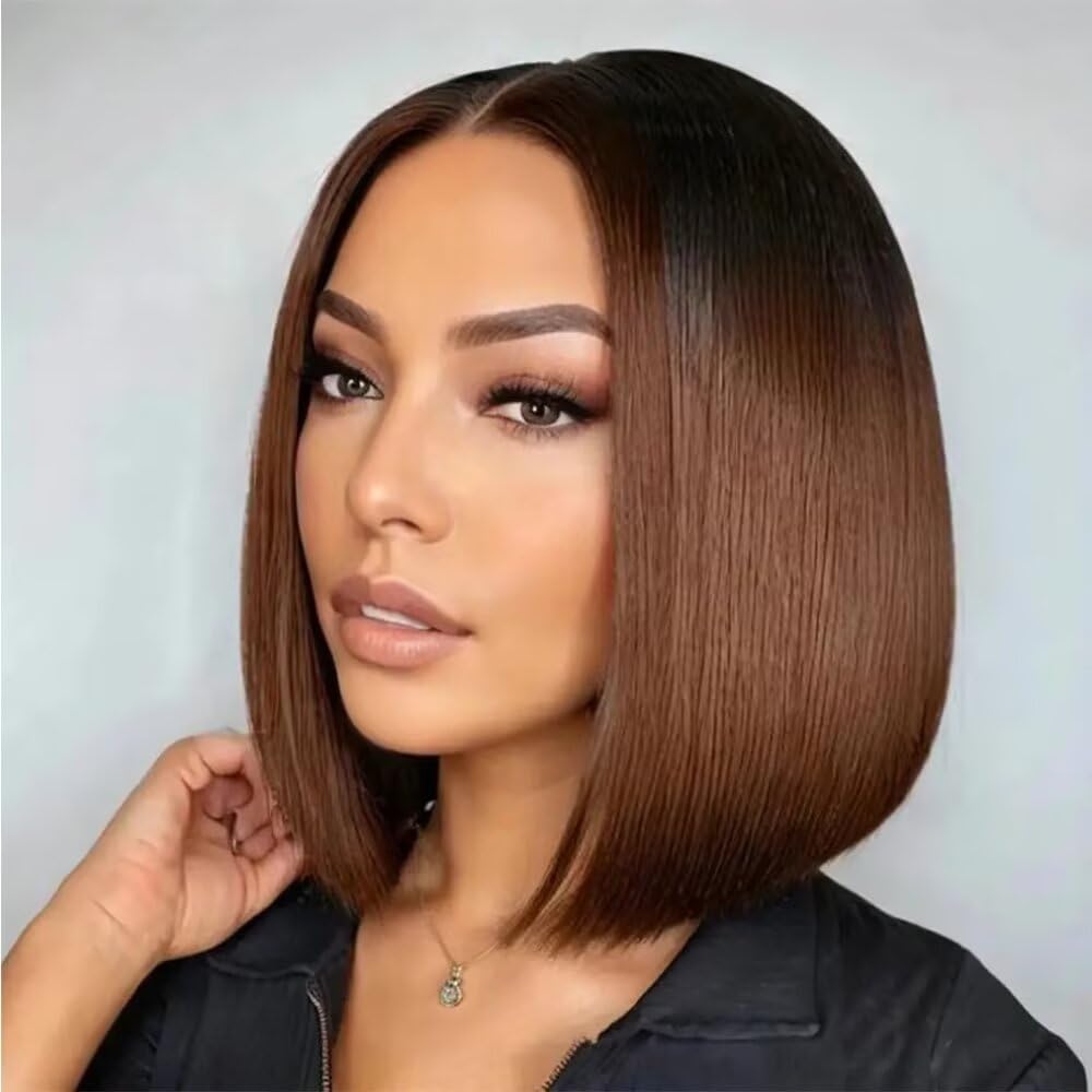 Real-Lace-Wig-Short-Straight-Wave-100%-Human-Hair