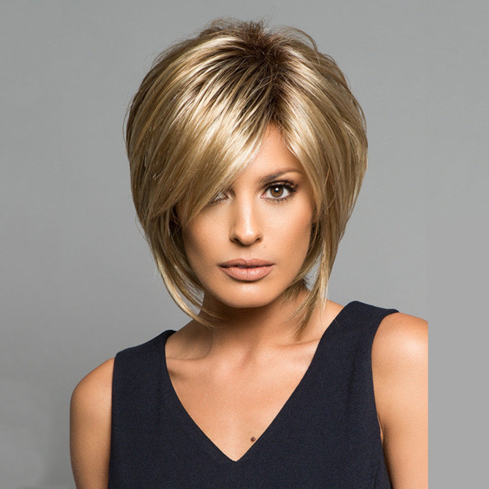 Short-Golden-Wig-High-Temperature-Fiber-Headgear