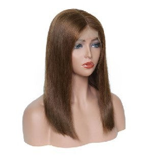 Real-Lace-Wig-Short-Straight-Wave-100%-Human-Hair