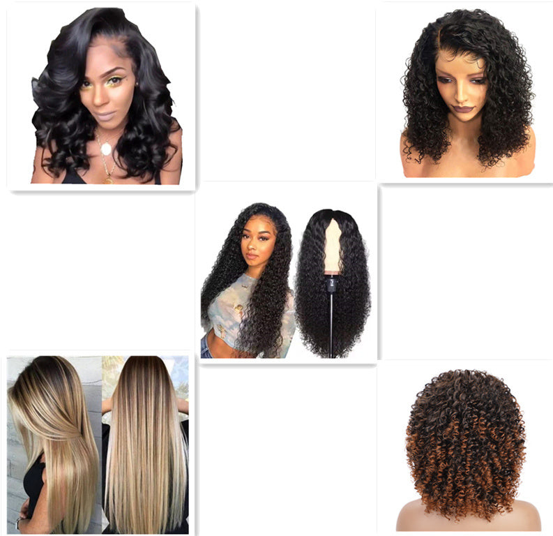 High-quality curly wig with natural texture and lace front – great for everyday wear or special events.