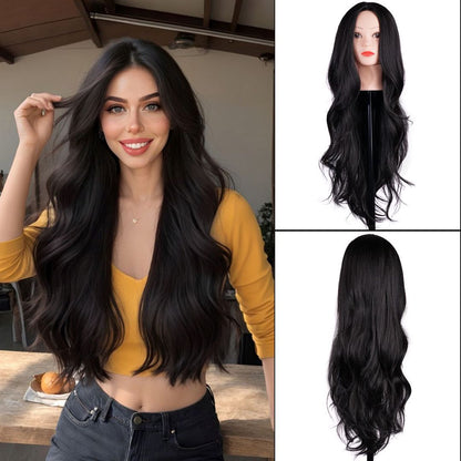 Long-Curly-Wig -100%-Premium-Fiber